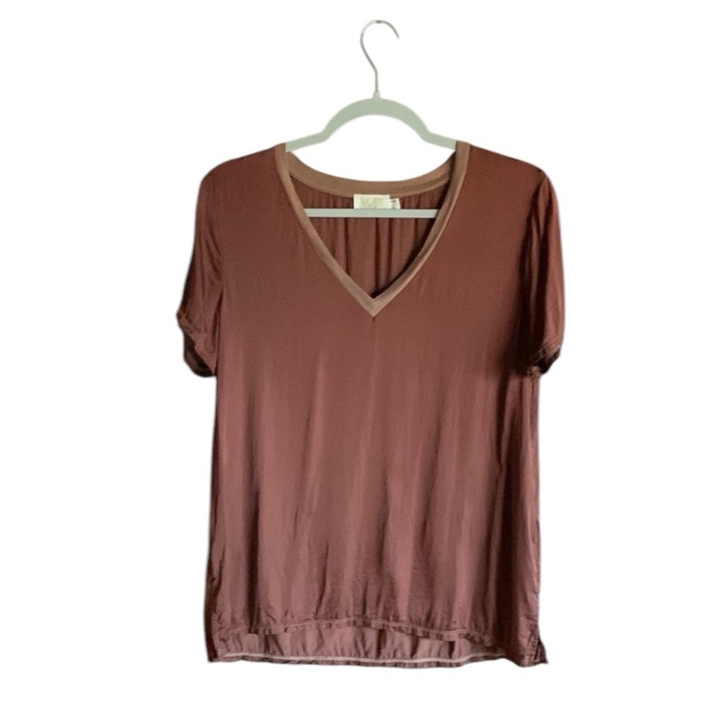 Nation LTD Brown Short Sleeve Tee